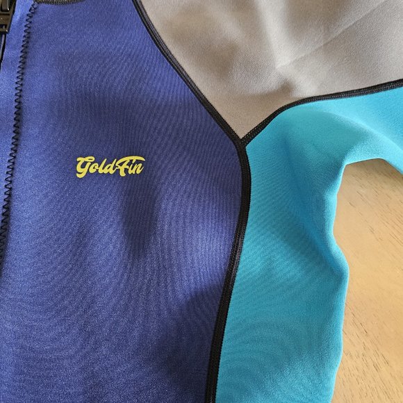 GoldFin Women's Wetsuit Top Jacket Neoprene Front Zip Purple -XXXL - Picture 5 of 10